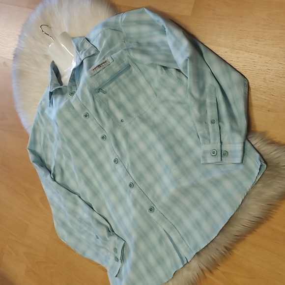 Hook & Tackle Plaid  Button Down Fishing Gear Shirt-0618 - Picture 11 of 12